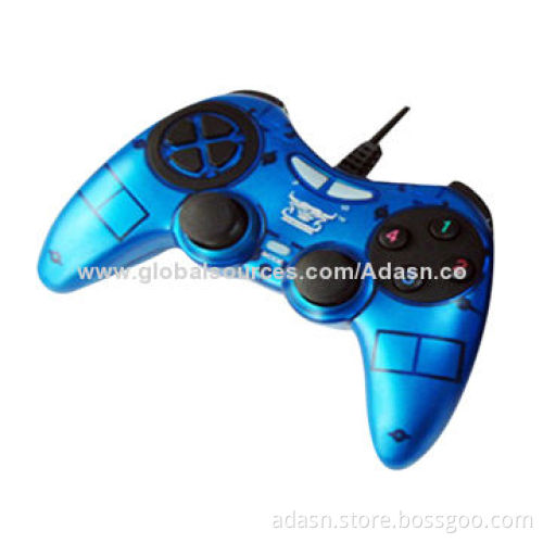 Wired PC USB Game Joypad with Double Vibration, Various Colors, Factory Cheap Price